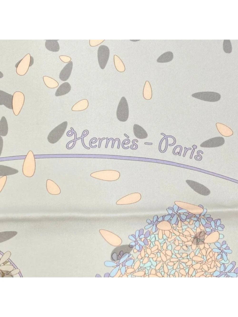 Hermes Carre 90 Scarf Silk Flower Offering Offrandes Dun Jour Multicolor - Picture 6 of 8